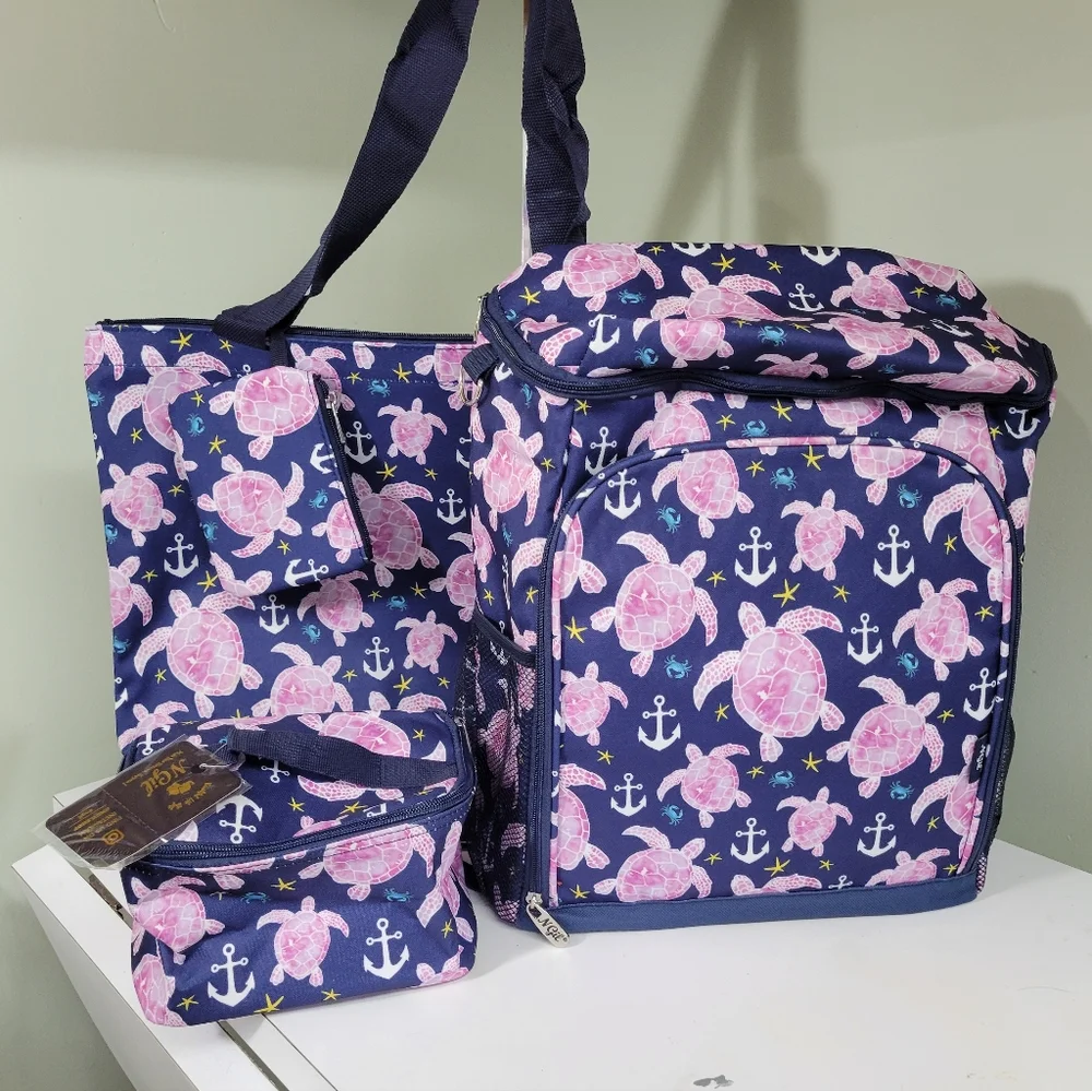 NWT Under the Sea 🐚NGIL backpack cooler, 5🌟s beach pool everyday ++